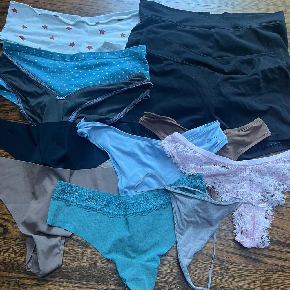Skims, Free People, Brandy Melville Panties Bundle